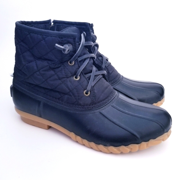 Nautica Dorsay Black Quilted Duck Boot 